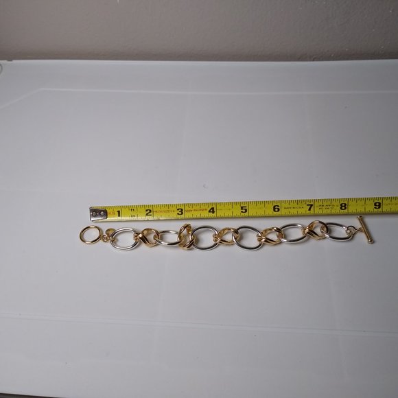 Large Metal Chain Bracelet 8.5 Inches - Picture 10 of 12